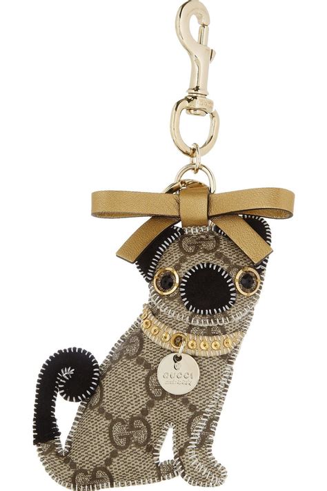 gucci pug keychain buy|Gucci keyrings for women.